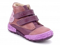 105-016,021 Тотто (Totto), ботинки детские демисезонные утепленные, байка, кожа, сиреневый. в Уфе