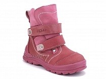 215-96,87,17 Тотто (Totto), ботинки детские зимние ортопедические профилактические, мех, нубук, кожа, розовый. в Уфе
