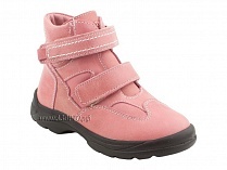 211-307 Тотто (Totto), ботинки детские зимние ортопедические профилактические, мех, кожа, розовый. в Уфе