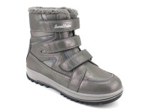 А35-100-4 Сурсил (Sursil-Ortho), ботинки подростковые ортопедические с высоким берцем, зимние,  шерсть, кожа, текстиль, серый в Уфе