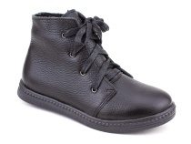 3547-1-1 Тотто (Totto), ботинки детские утепленные ортопедические профилактические, кожа, черный. в Уфе