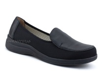 84-122-22-402/30 Рикосс (Ricoss) туфли для взрослых, текстиль, кожа, черный, полнота 9 в Уфе